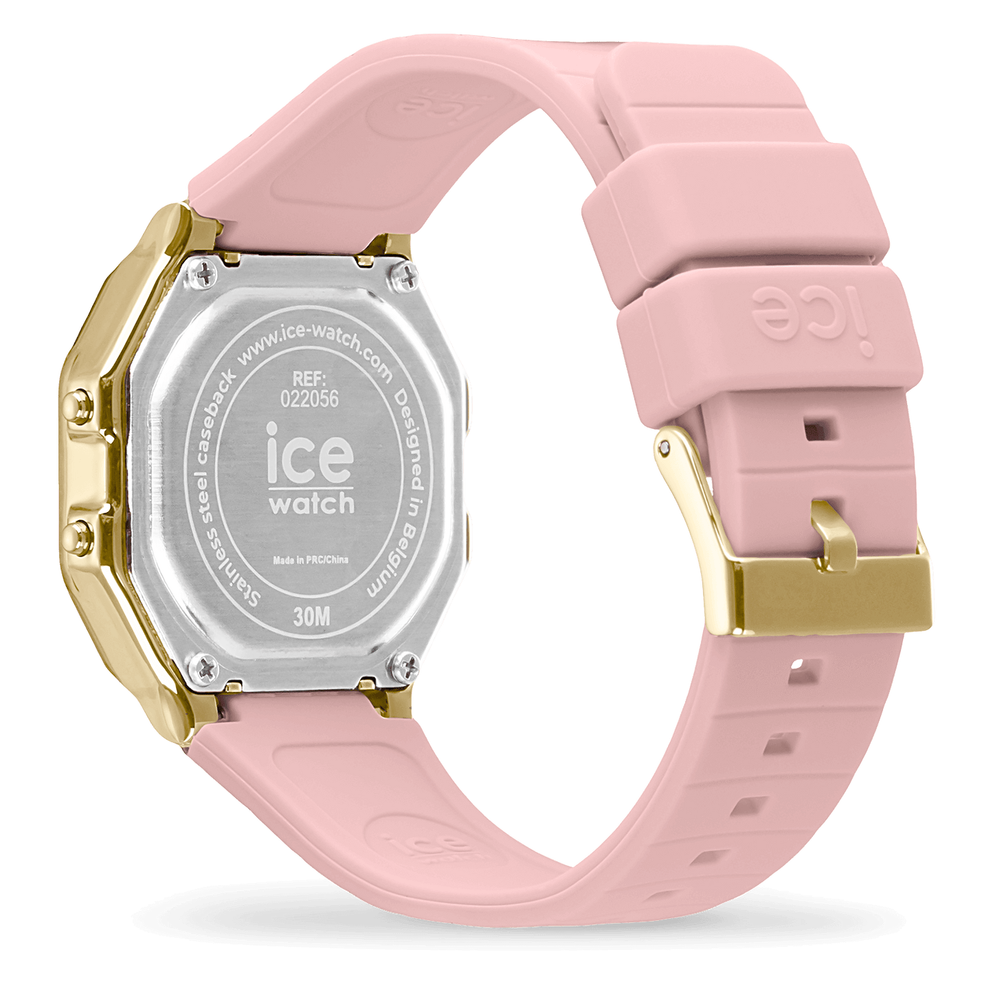 RELÓGIO ICE 'DIGIT RETRO' 'BLUSH PINK' '022056'