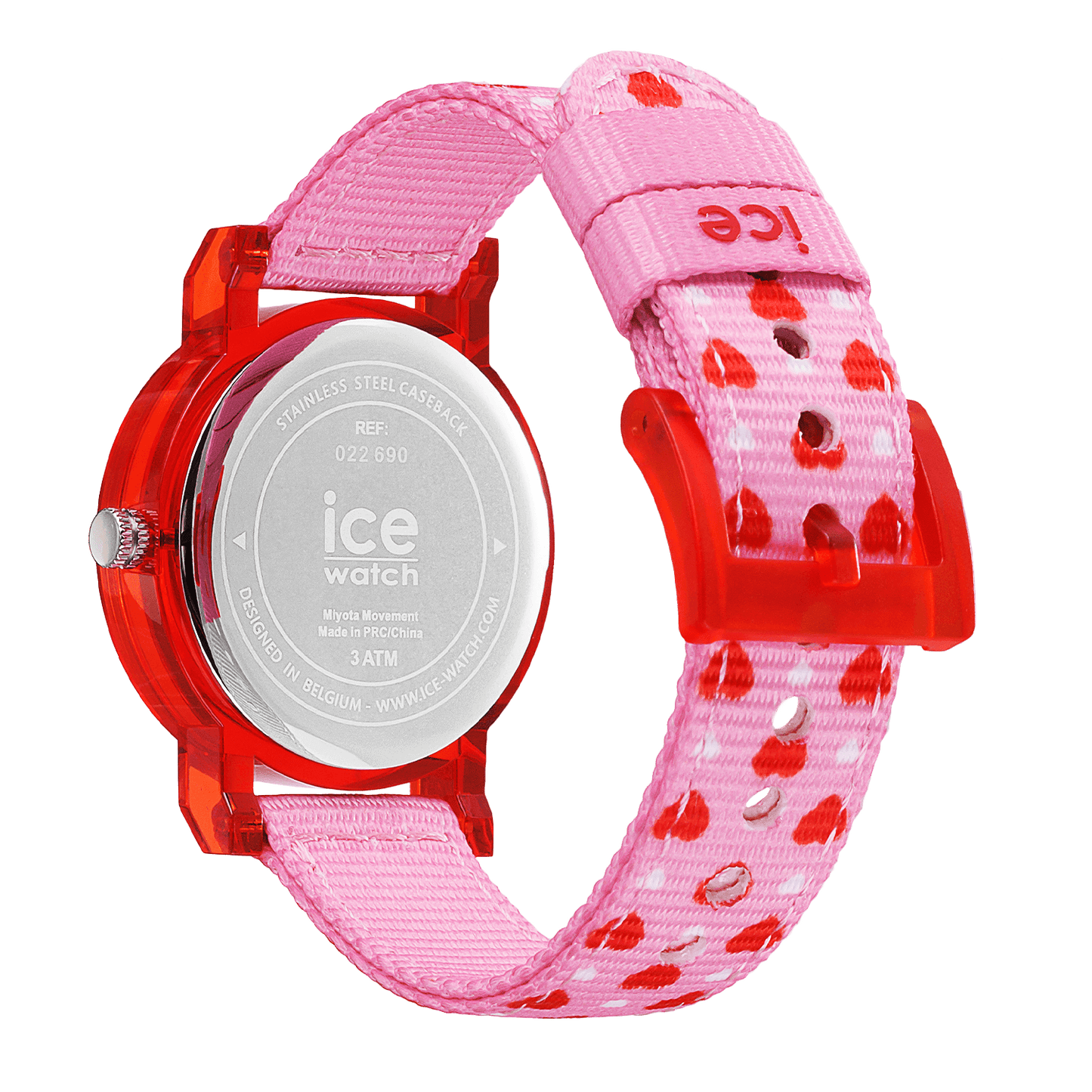 RELÓGIO 'ICE LEARNING' 'RED LOVE' TAM: S '022690'