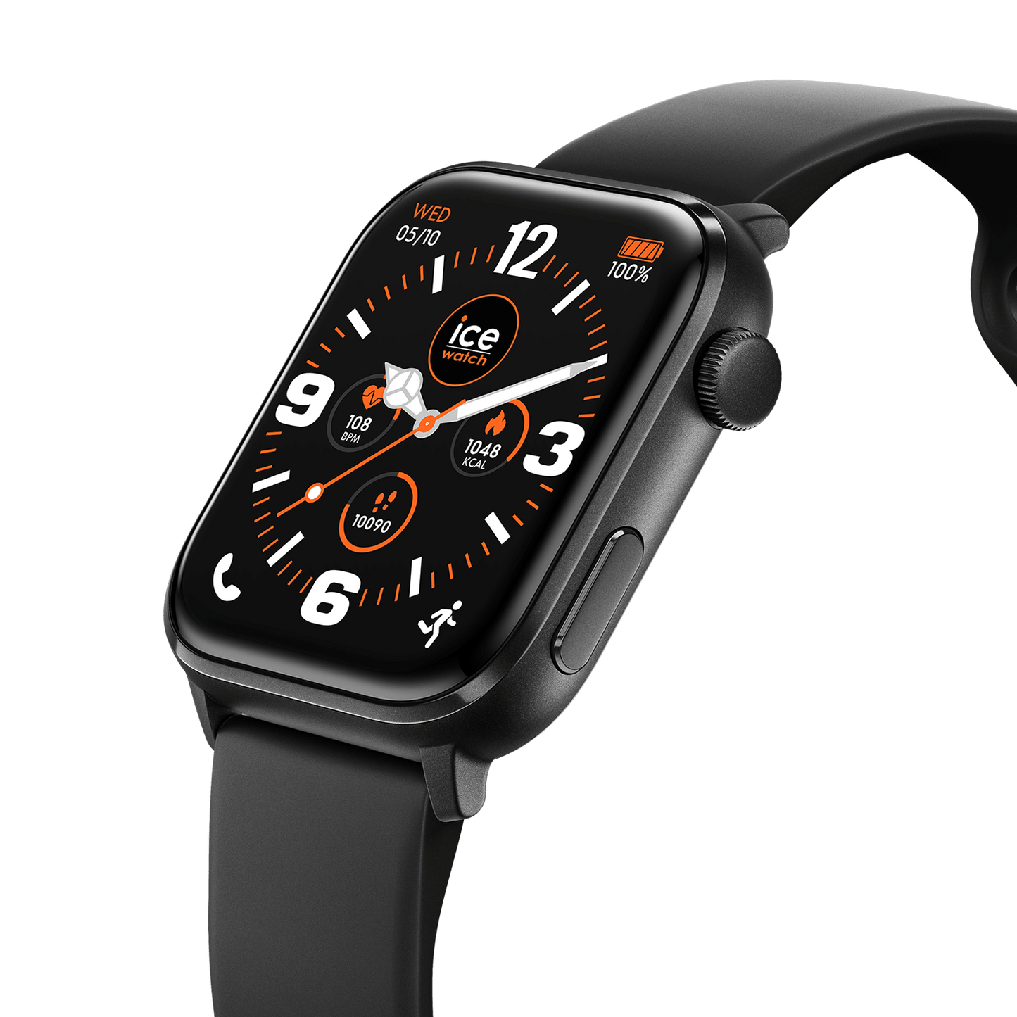 SMARTWATCH 'ICE SMART 3.0' PRETO COM GPS '024299'