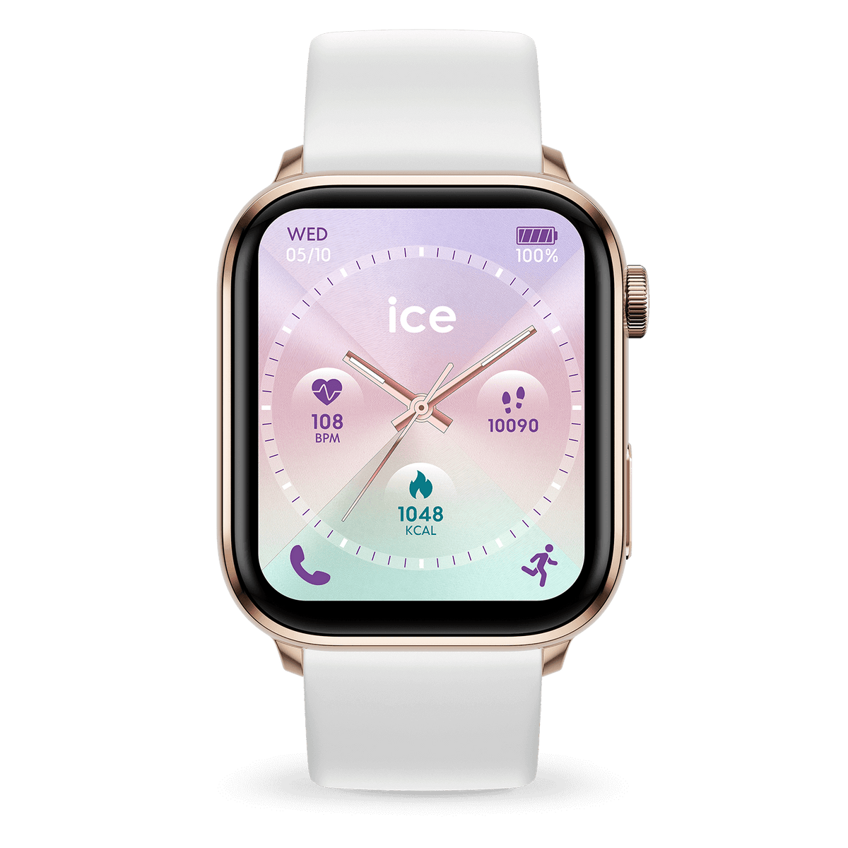 SMARTWATCH 'ICE SMART 3.0' ROSE GOLD COM GPS '024302'