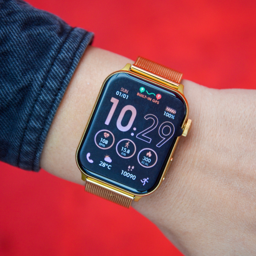 SMARTWATCH 'ICE SMART 3.0' DOURADO COM GPS '024656'