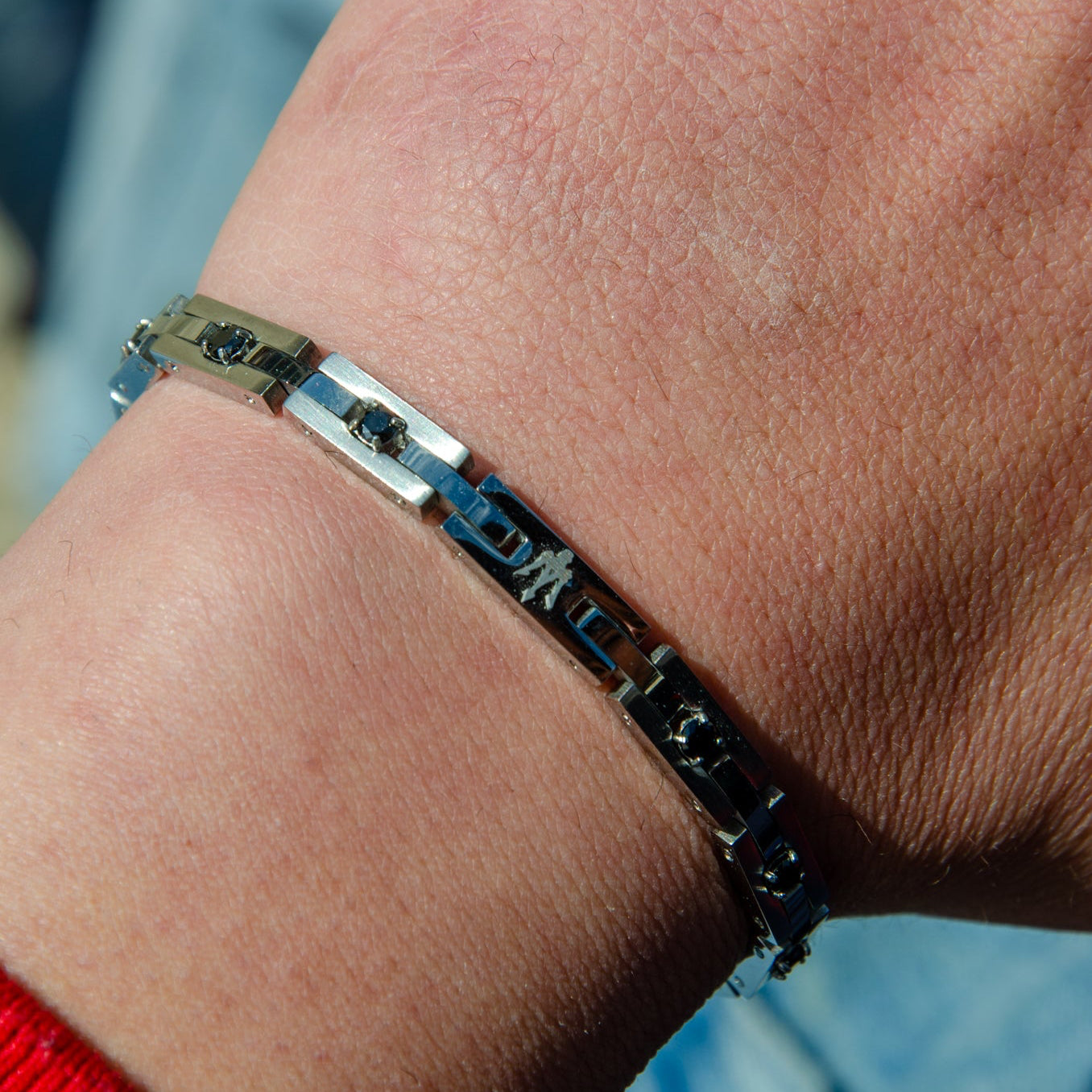 PULSEIRA MASERATI AÇO PRATEADO 'JM422ATJ10'