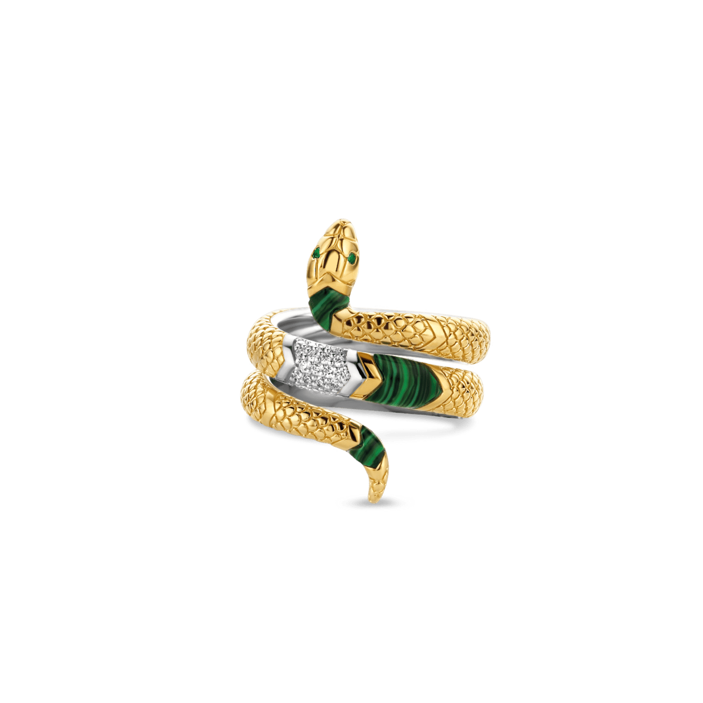 ANEL TI SENTO PRATA 925 DOURADO T.22 '12203EM/62'
