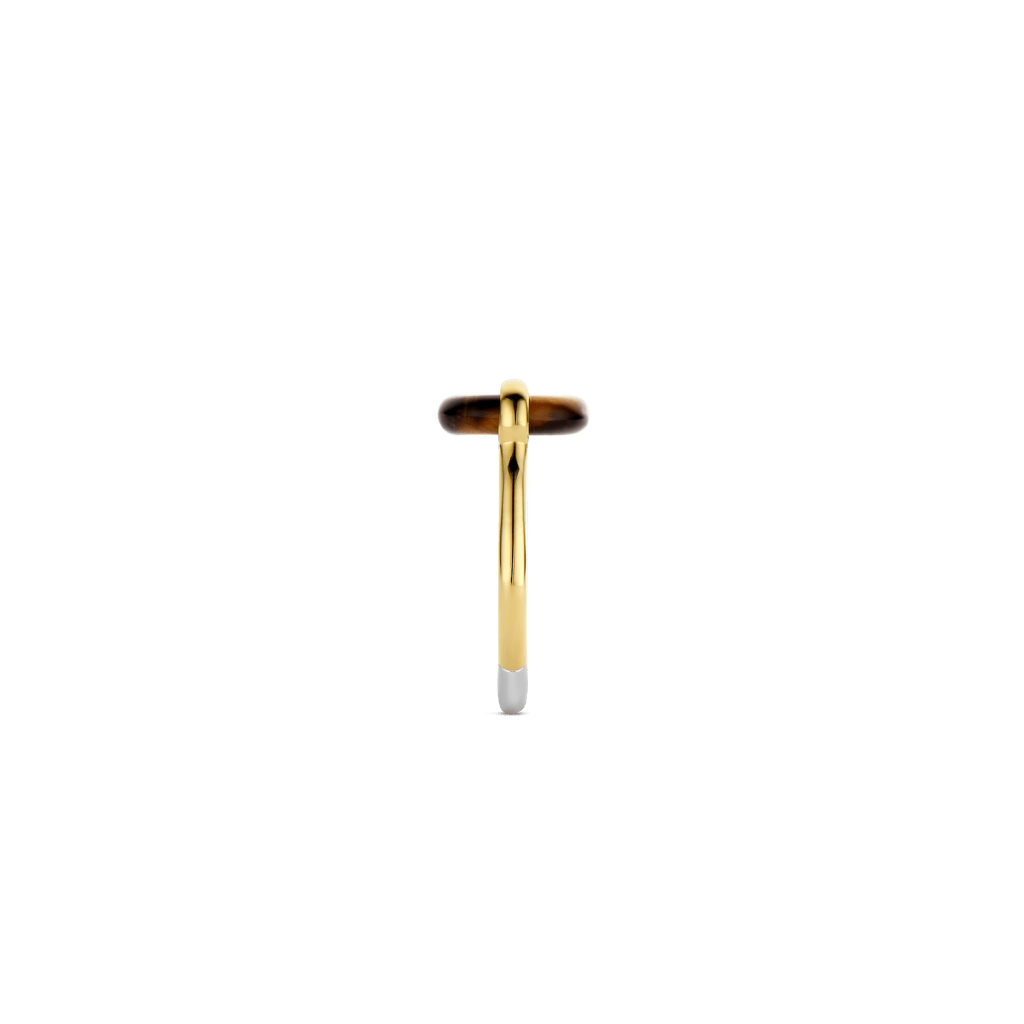 ANEL TI SENTO PRATA 925 DOURADO T.12 '12237TE/52'
