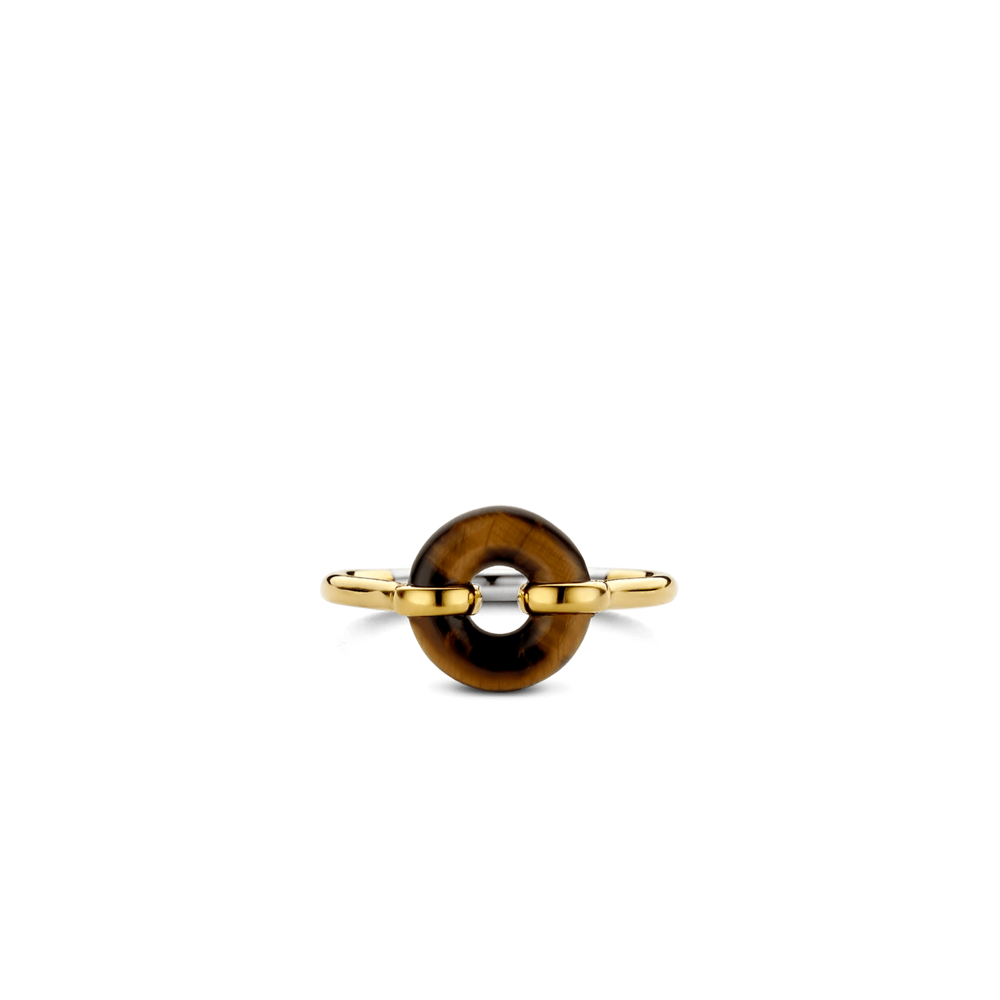 ANEL TI SENTO PRATA 925 DOURADO T.12 '12237TE/52'