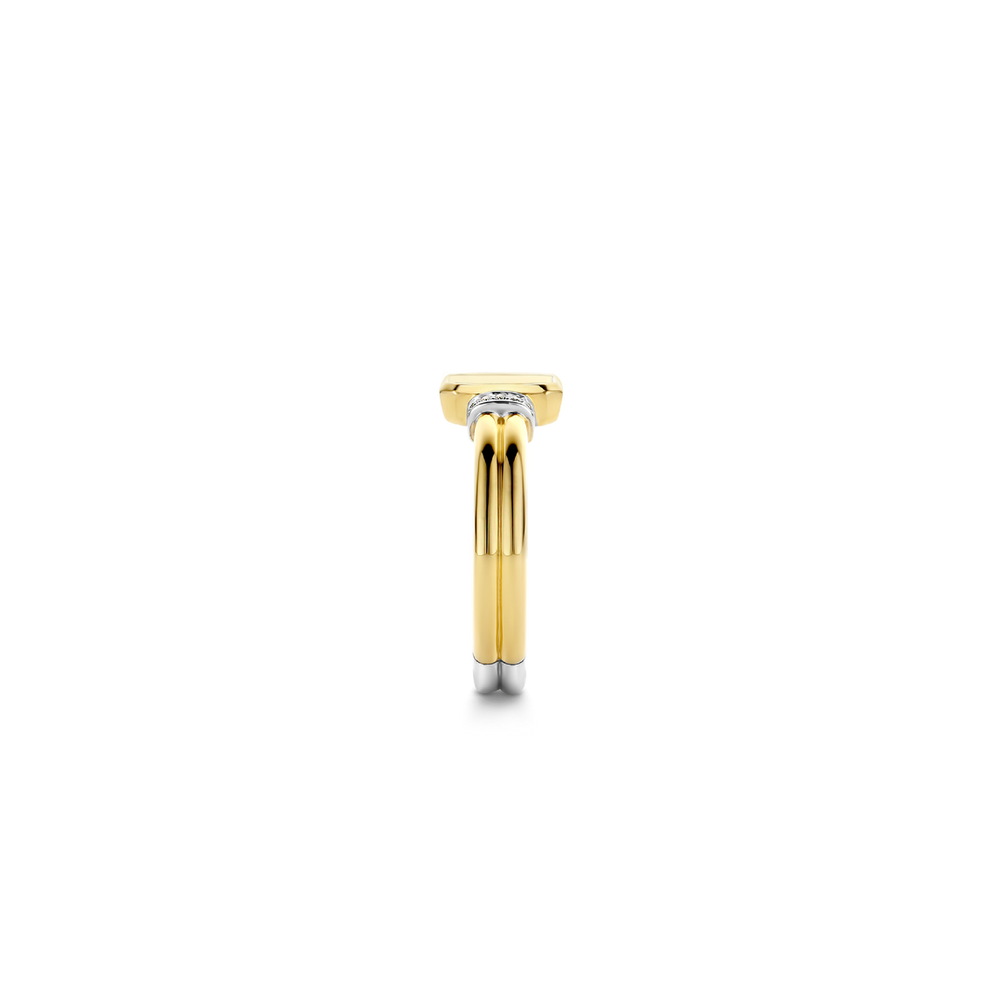 ANEL TI SENTO PRATA 925 BICOLOR T.16 '12240ZY/56'
