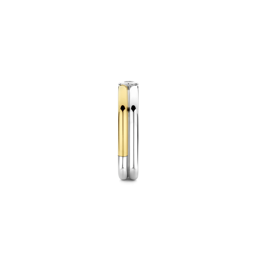 ANEL TI SENTO PRATA 925 BICOLOR T.14 '12345ZY/54'