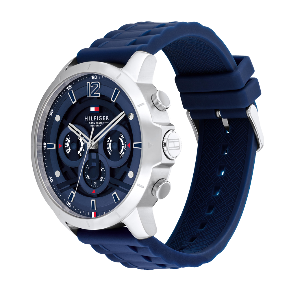 RELÓGIO TOMMY HILFIGER LUCA PRATEADO '1710489'