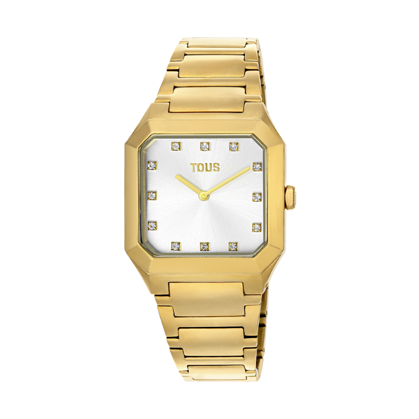 RELÓGIO TOUS 'KARAT SQUARED' DOURADO '200351051'
