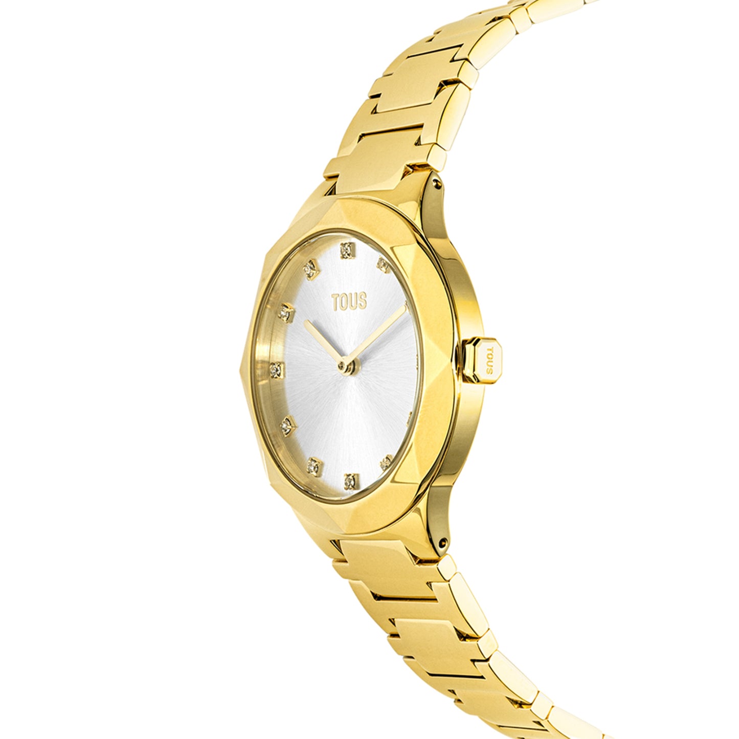 RELÓGIO TOUS 'KARAT ROUND' DOURADO '200351053'