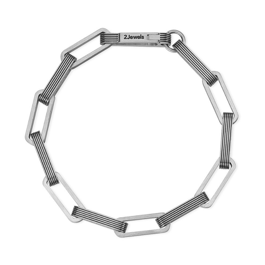 PULSEIRA 2JEWELS AÇO PRATEADO '232257'