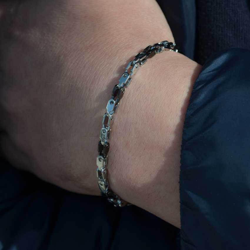 PULSEIRA 2JEWELS 'BLAKER' AÇO BICOLOR '232600'