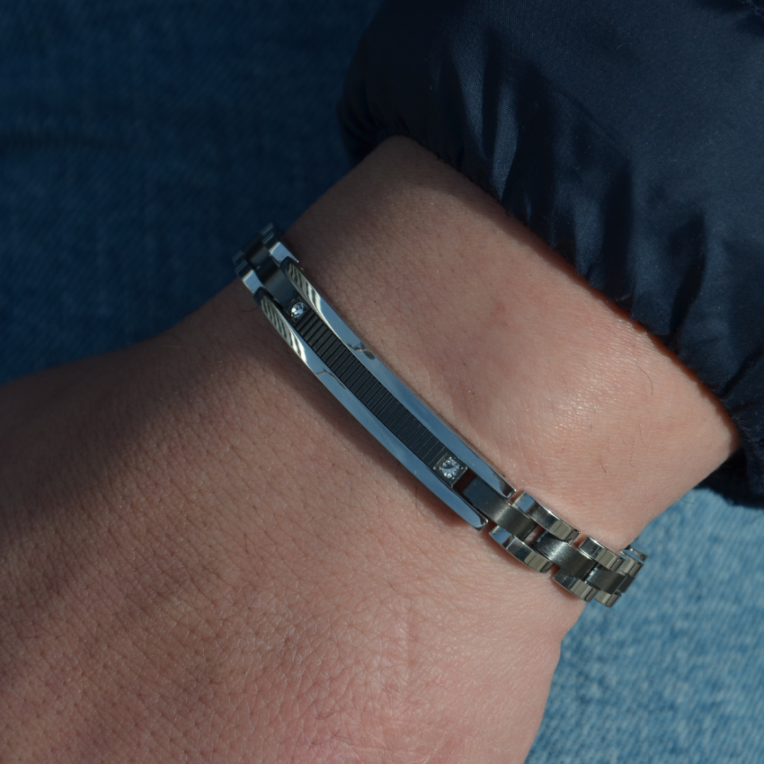 PULSEIRA 2JEWELS 'HERBY' AÇO BICOLOR '232603'