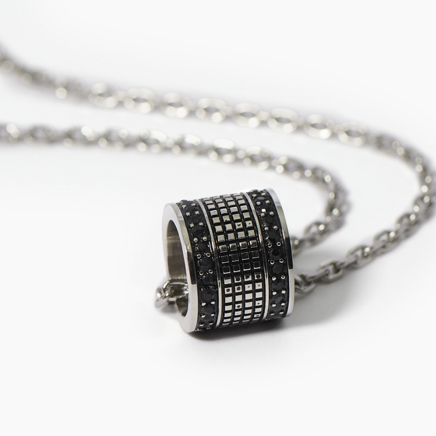 FIO 2JEWELS 'BLACKSTAR' AÇO PRATEADO '251810'