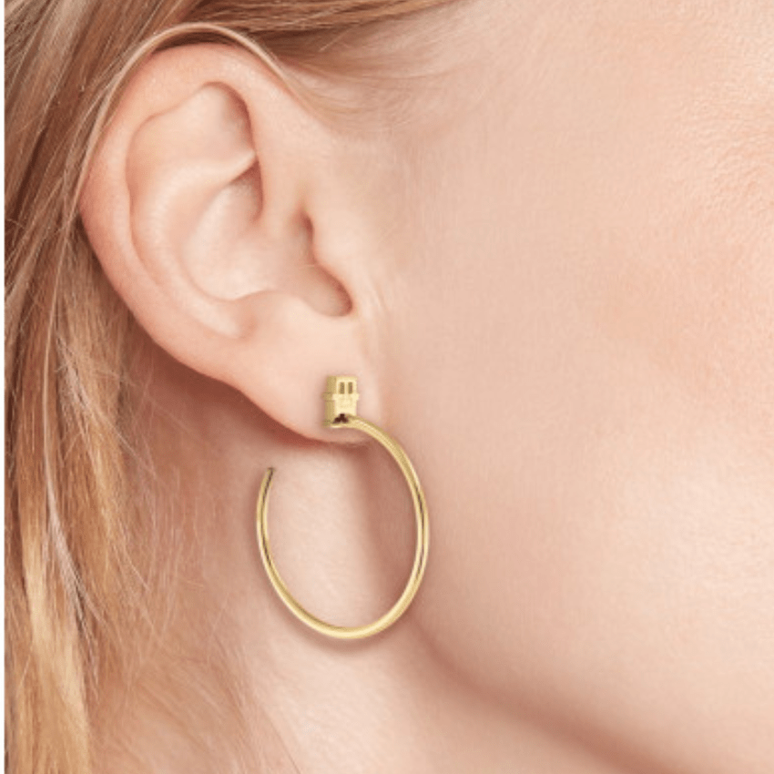 ARGOLAS TOMMY HILFIGER MONOGRAM AÇO DOURADO '2780720'