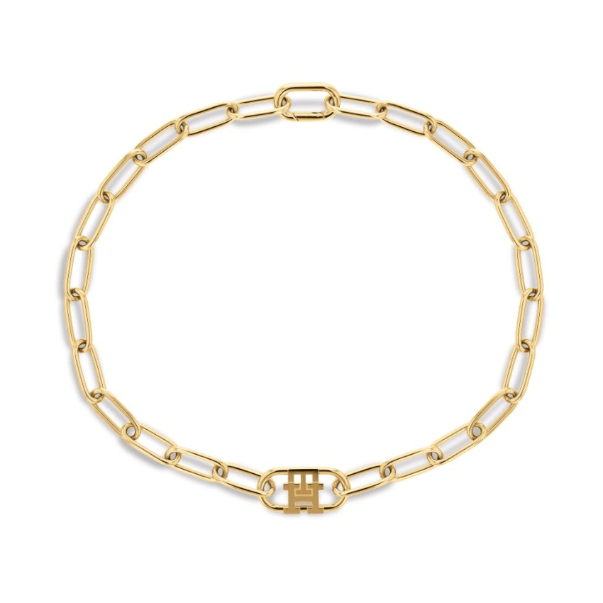 FIO TOMMY HILFIGER MONOGRAM AÇO DOURADO '2780721'