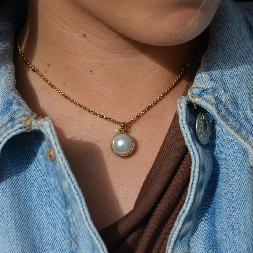 FIO TOMMY HILFIGER ORB PEARL AÇO DOURADO '2780762'