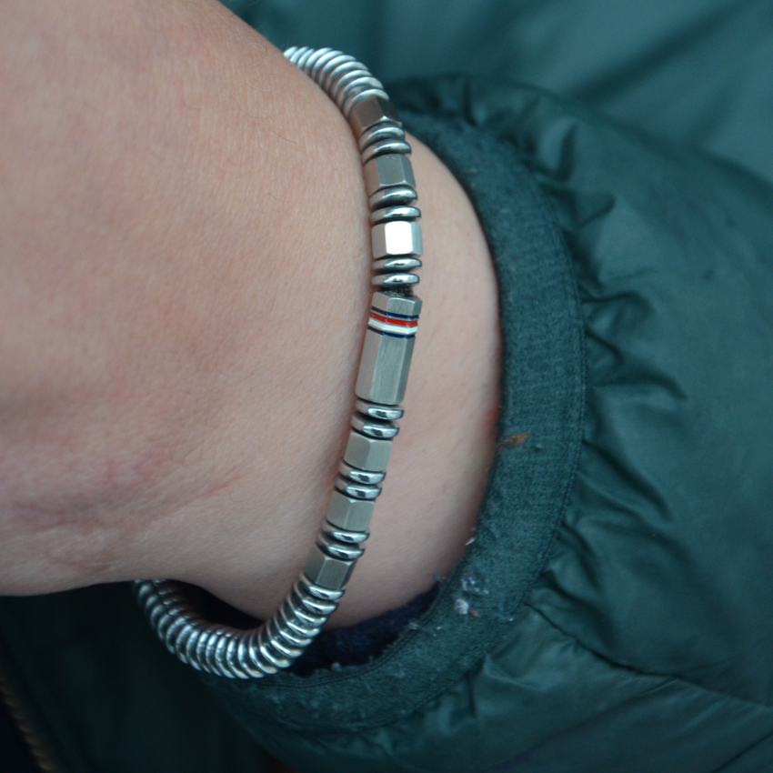 PULSEIRA TOMMY HILFIGER METALLIC AÇO PRATEADO '2790381'