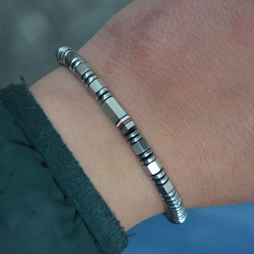 PULSEIRA TOMMY HILFIGER METALLIC AÇO PRATEADO '2790381'