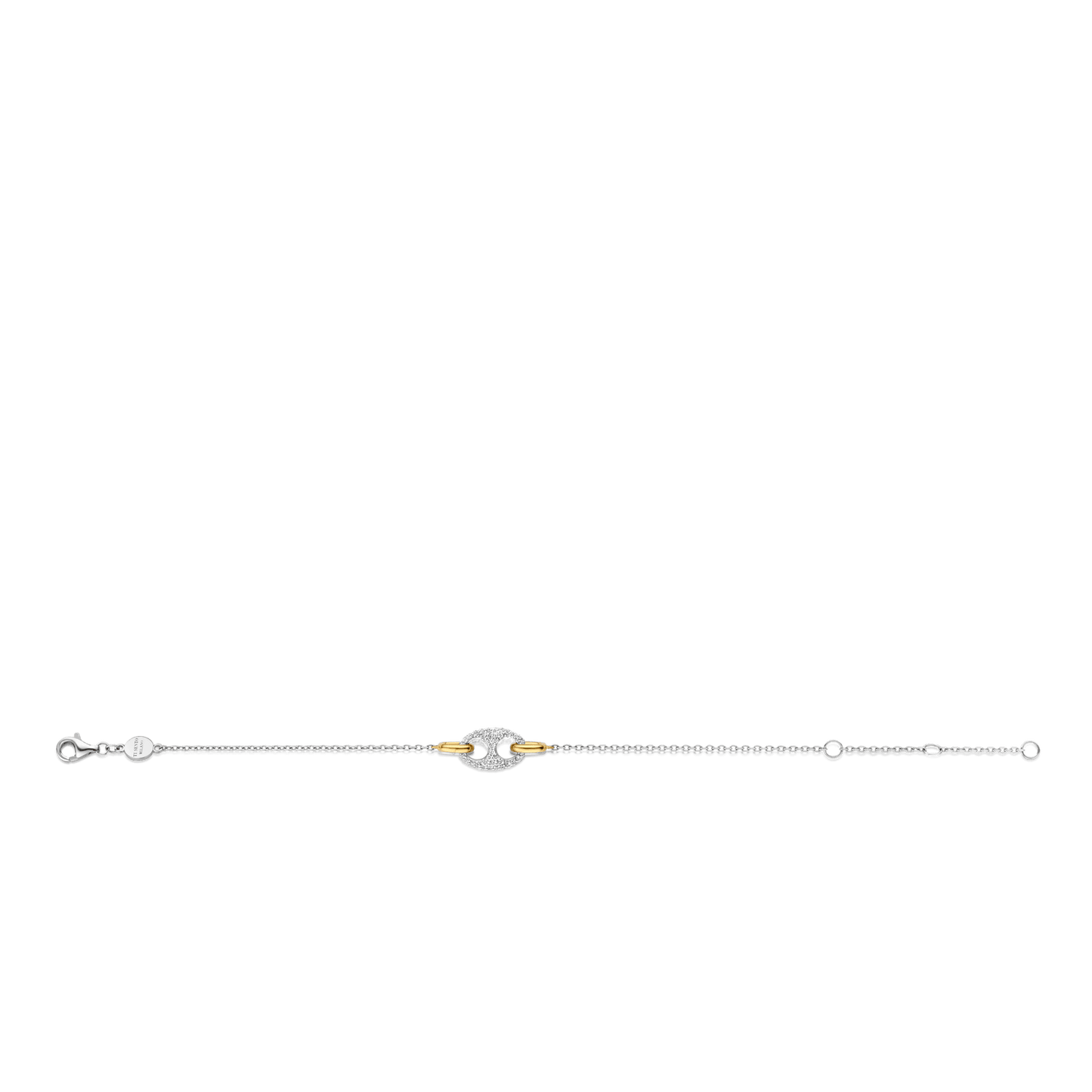 PULSEIRA PRATA 925 TI SENTO BICOLOR '2982ZY'