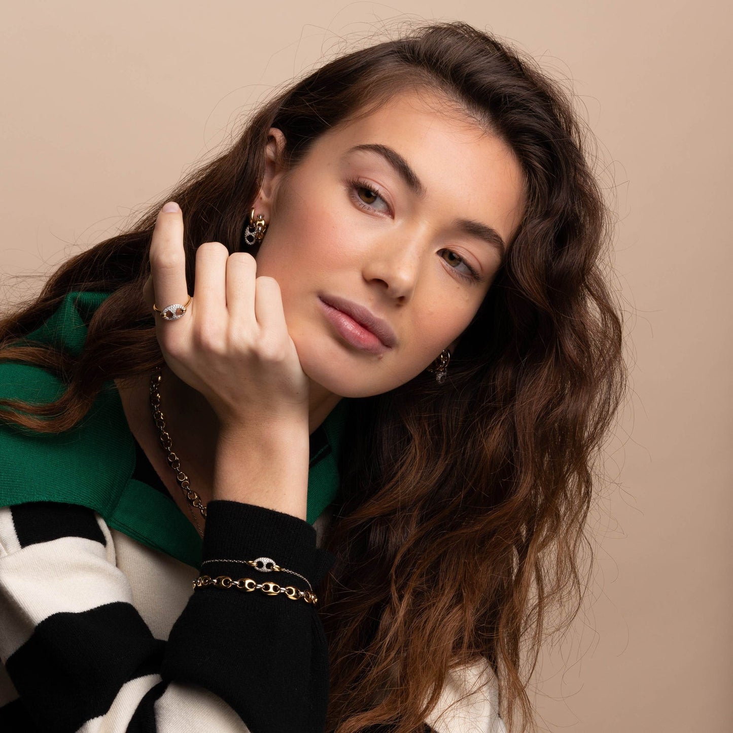 PULSEIRA PRATA 925 TI SENTO BICOLOR '2982ZY'