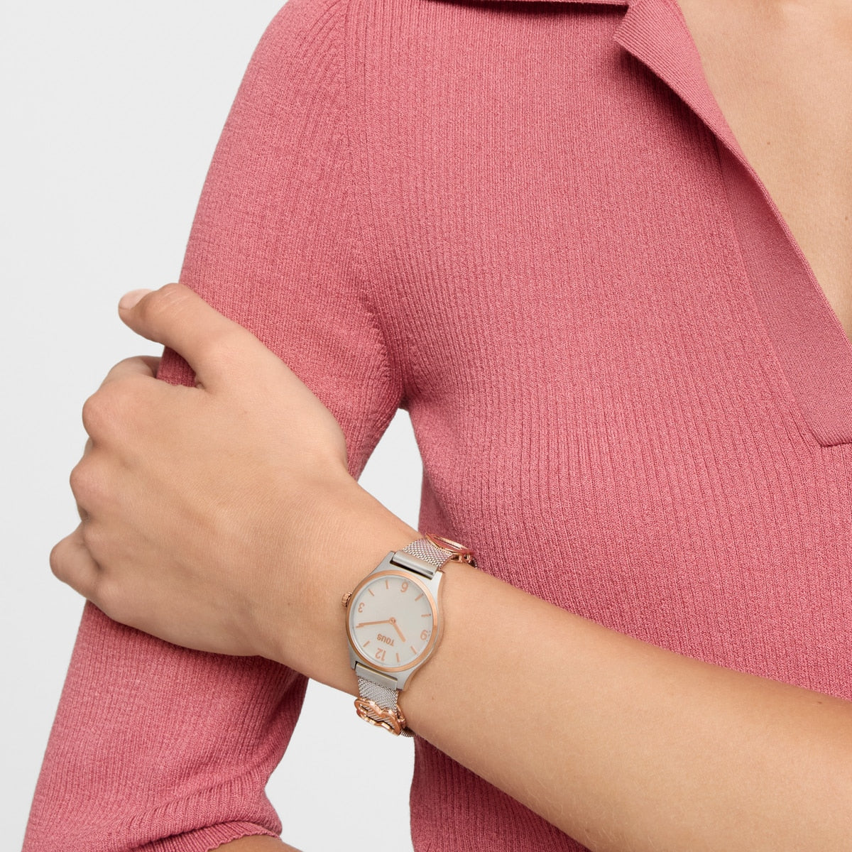 RELÓGIO TOUS 'EPIC ICON MESH' BICOLOR '3000143900'