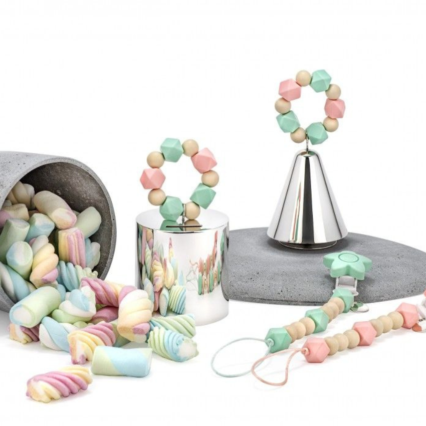 CORRENTE DE CHUPETA 'CANDY' ROSA TOPÁZIO '34-83347ARS'