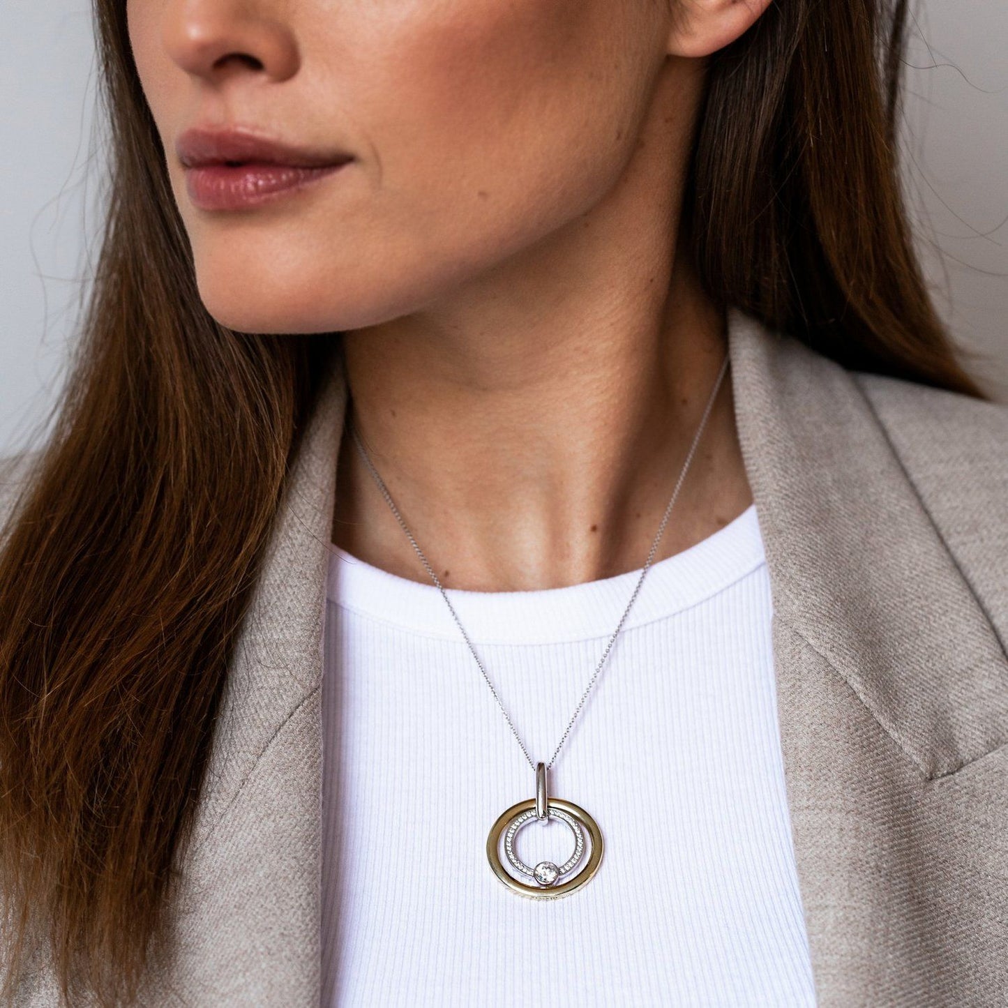 FIO PRATA 925 TI SENTO BICOLOR '6755ZY'