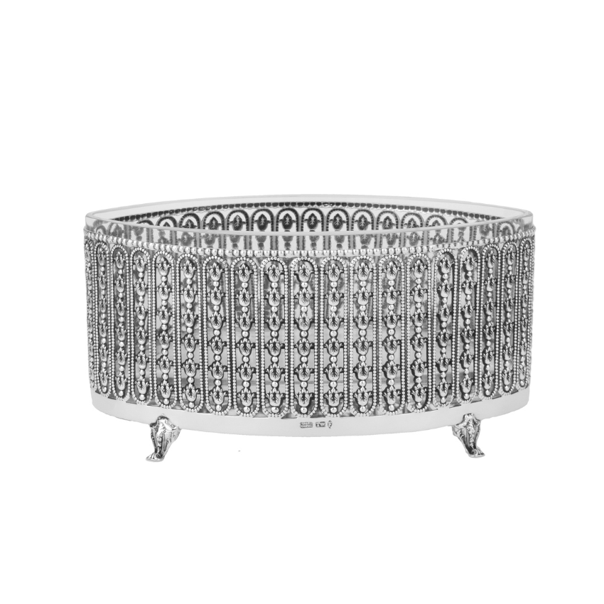 CENTRO DE MESA VIDRO TOPÁZIO 'TULIPAS' '74-03503'