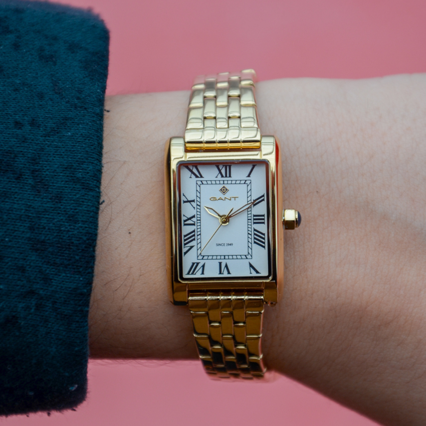 RELÓGIO GANT 'RHODE ISLAND MINI' DOURADO 'G195002'