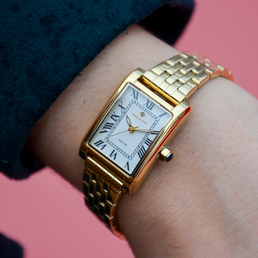 RELÓGIO GANT 'RHODE ISLAND MINI' DOURADO 'G195002'