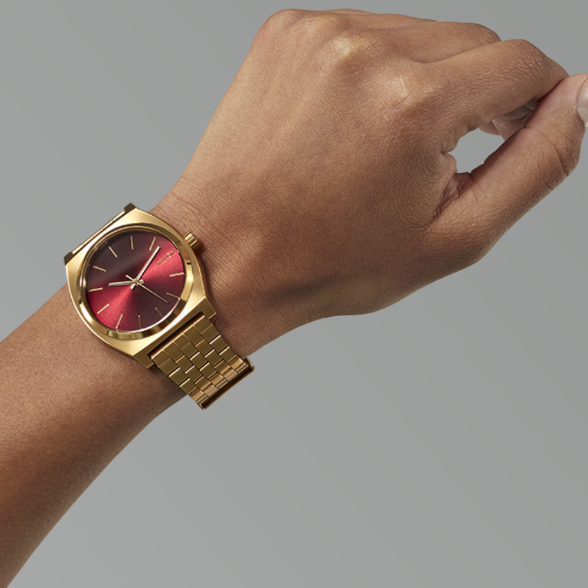 RELÓGIO NIXON TIME TELLER DOURADO 'A045-5098'