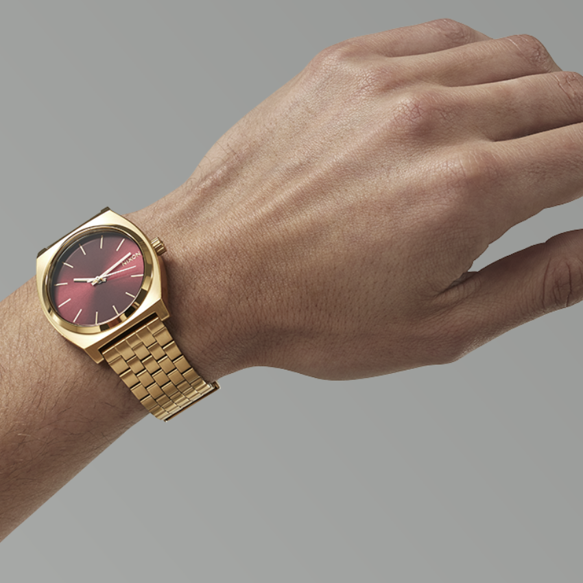 RELÓGIO NIXON TIME TELLER DOURADO 'A045-5098'