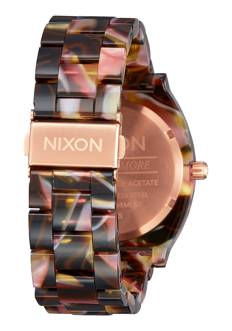 RELÓGIO NIXON TIME TELLER ACETATE TARTARUGA 'A327-3233'