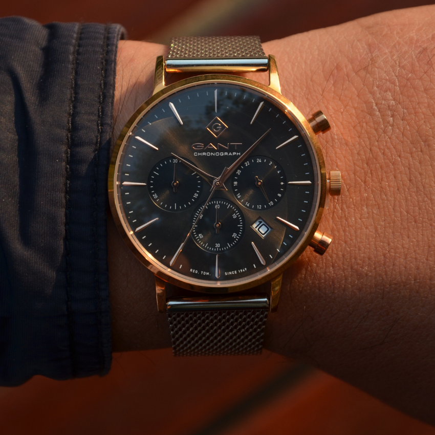 RELÓGIO GANT 'PARK AVENUE' ROSE GOLD 'G123026'