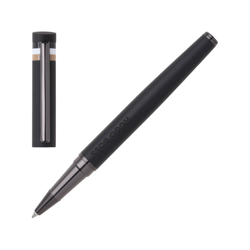 ROLLERBALL HUGO BOSS 'LOOP ICONIC' PRETO 'HSG3525A'