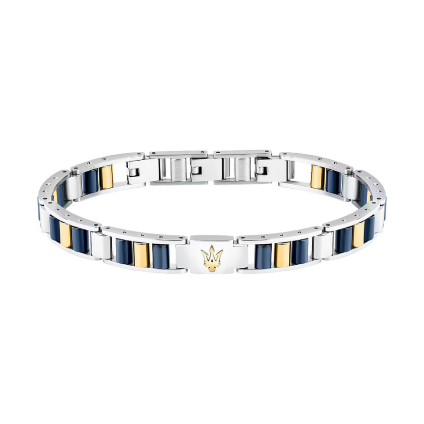 PULSEIRA MASERATI 'CERAMIC' AÇO E CERÂMICA 'JM225ATZ54'