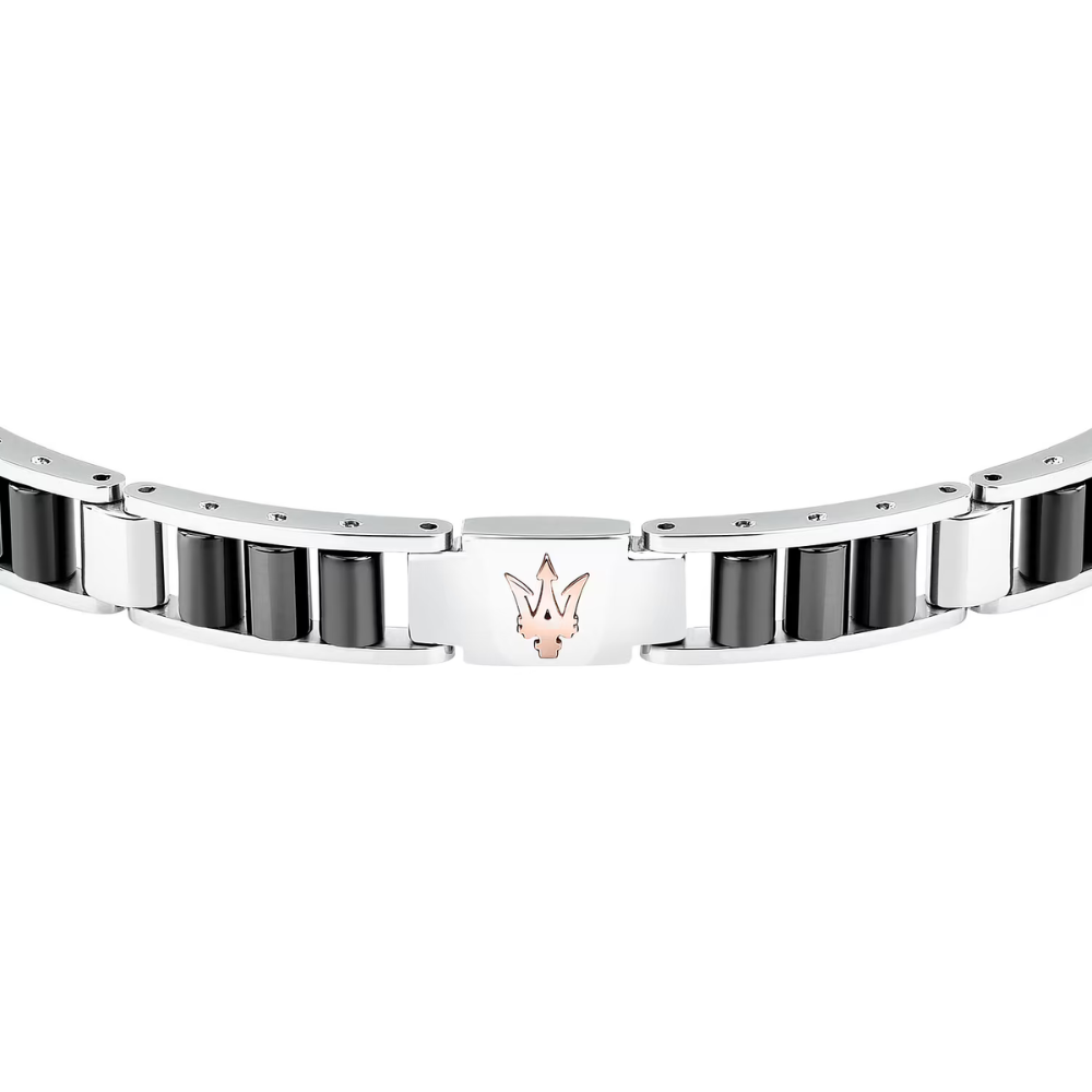 PULSEIRA MASERATI 'CERAMIC' AÇO E CERÂMICA 'JM225ATZ57'