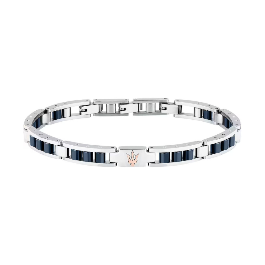 PULSEIRA MASERATI 'CERAMIC' AÇO E CERÂMICA 'JM225ATZ58'