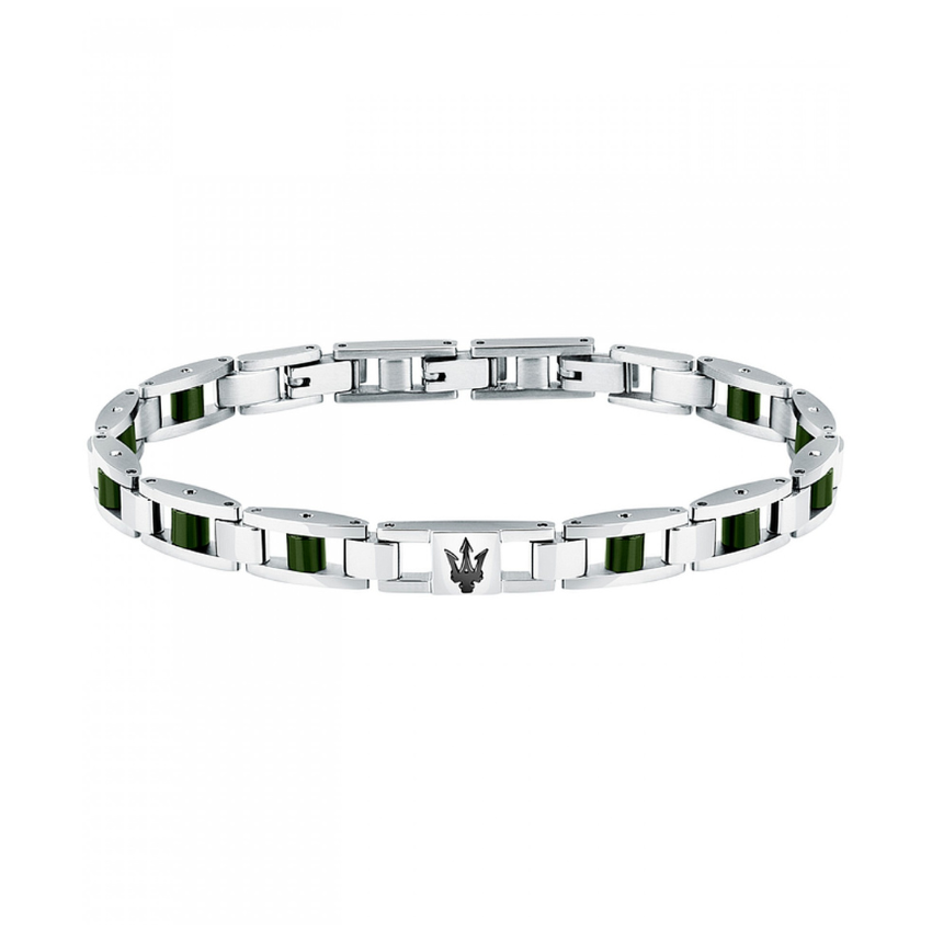 PULSEIRA MASERATI 'CERAMIC' AÇO E CERÂMICA 'JM225ATZ60'