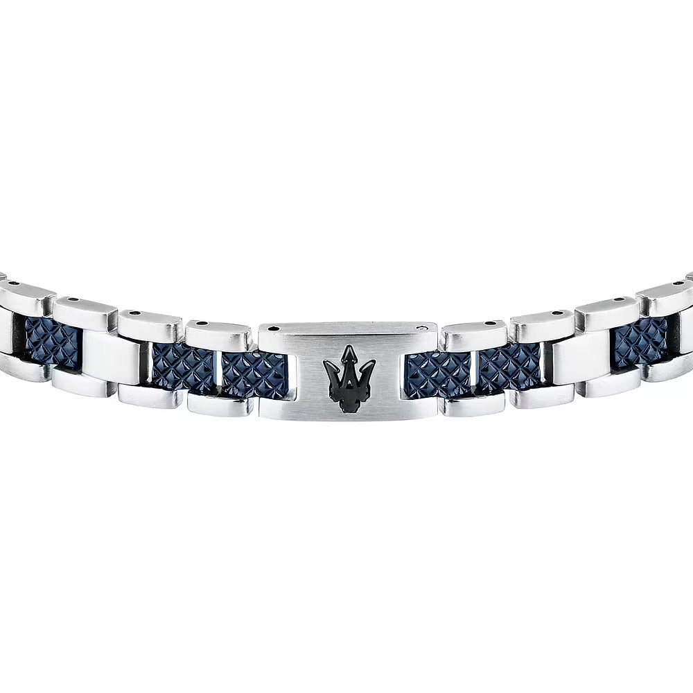 PULSEIRA MASERATI 'ICONIC' AÇO 'JM225AVD87'