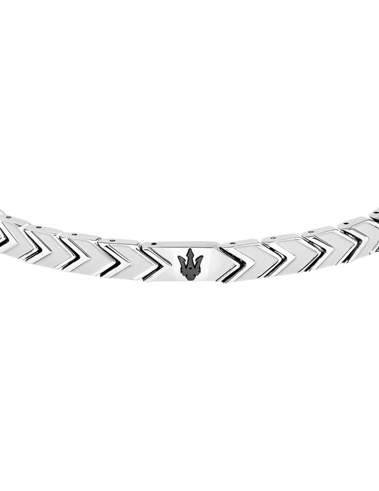 PULSEIRA MASERATI 'ICONIC' AÇO 'JM225AVD91'
