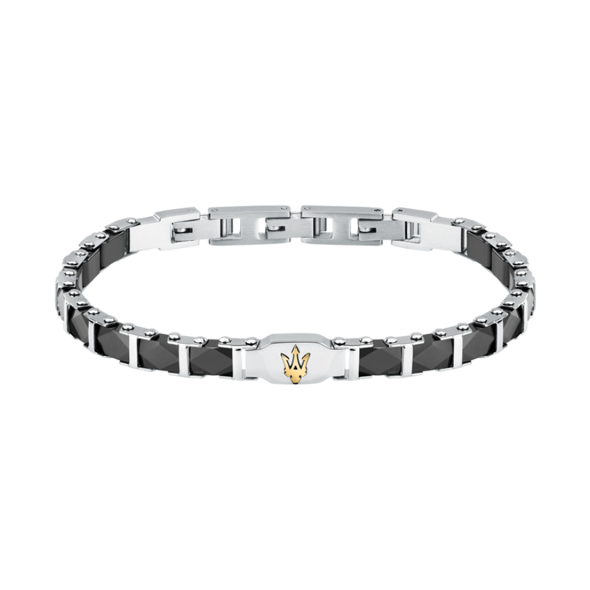 PULSEIRA MASERATI 'CERAMIC' AÇO E CERÂMICA 'JM424ATZ44'