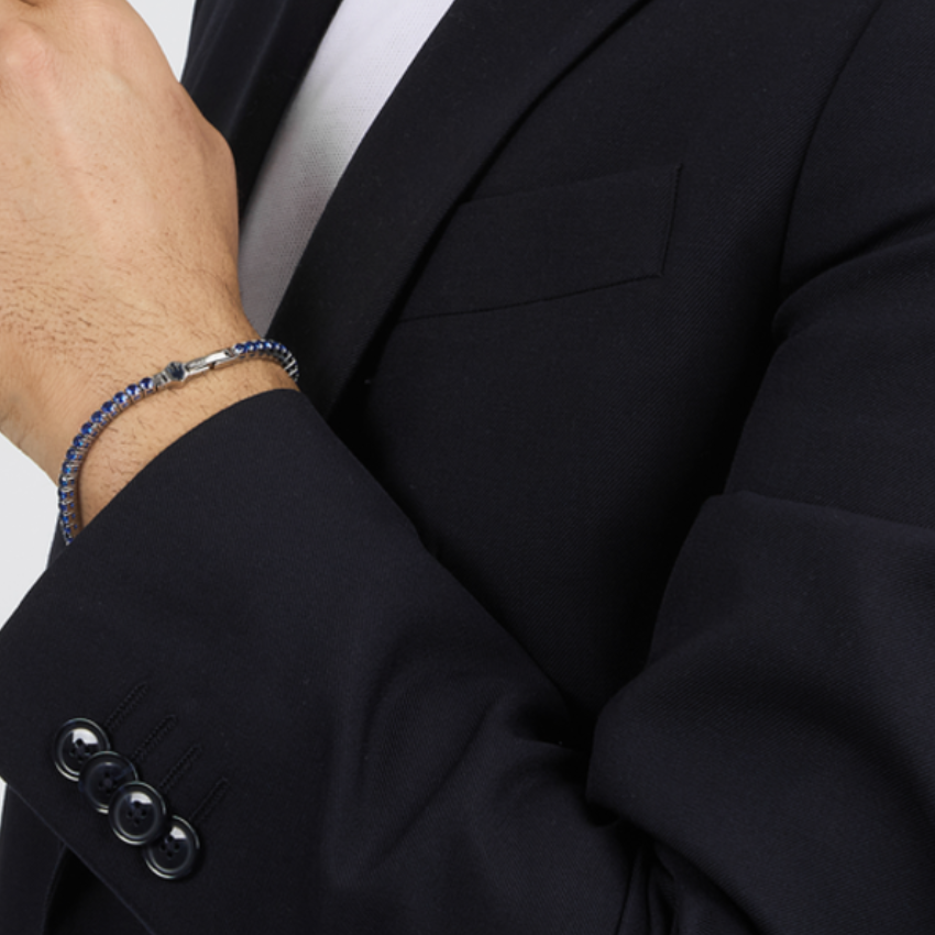 PULSEIRA MASERATI 'TENNIS' AÇO 'JM425AVC11'