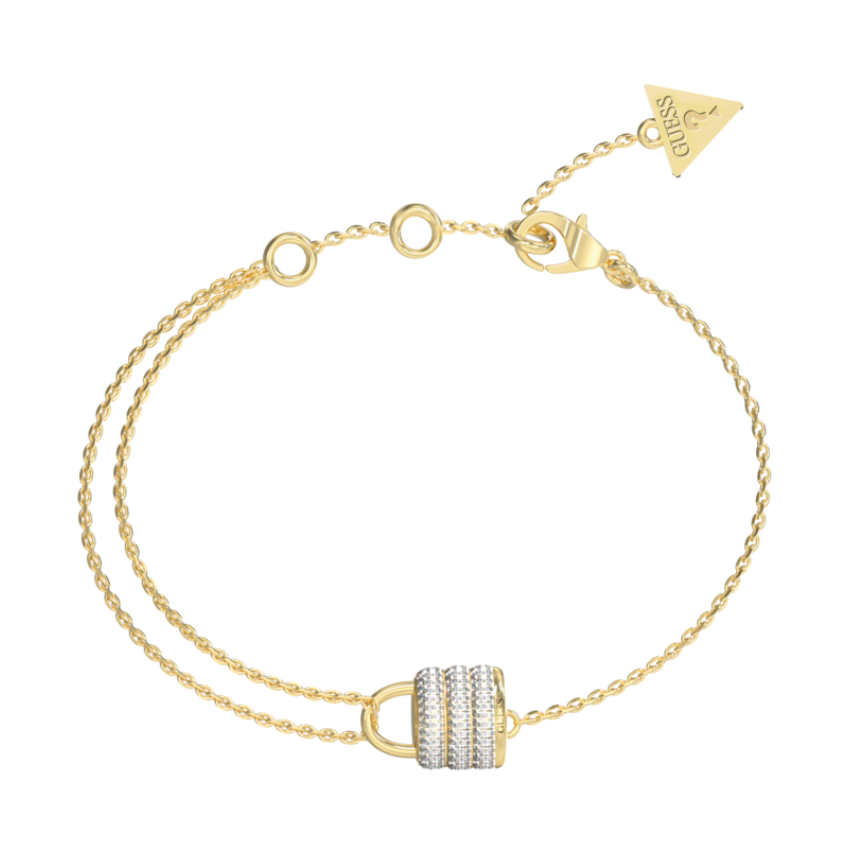 PULSEIRA GUESS 'GUESS MY SECRET' AÇO DOURADO 'JUBB05418JWYGS'