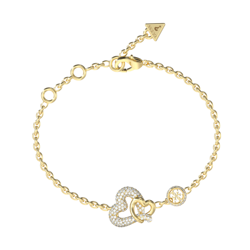 PULSEIRA GUESS 'LOVE BITES' AÇO DOURADO 'JUBB06052JWYGS'