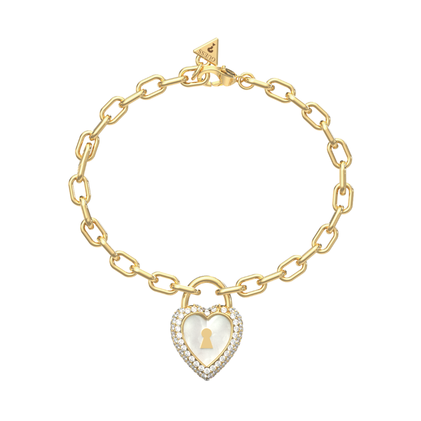 PULSEIRA GUESS 'LOVE BITES' AÇO DOURADO 'JUBB06064JWYGS'