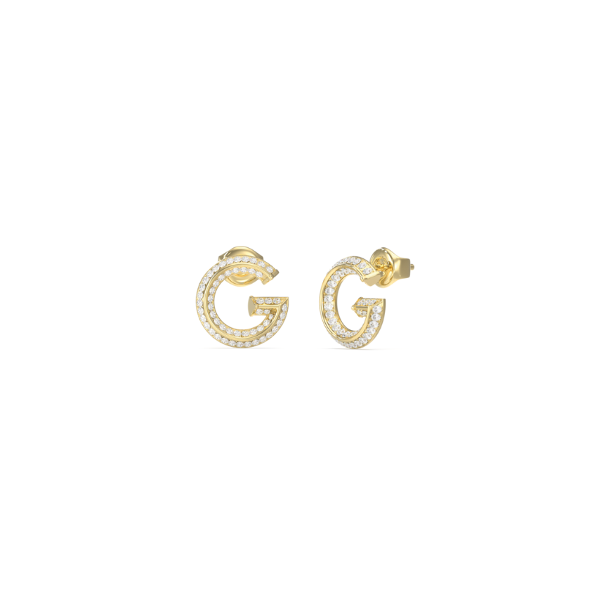 BRINCOS GUESS 'G CRYSTAL' AÇO DOURADO 'JUBE05443JWYGT-U'