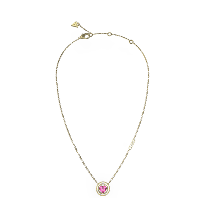 FIO GUESS 'M'AMA NON M'AMA' AÇO DOURADO 'JUBN04667JWYGFCT-U'