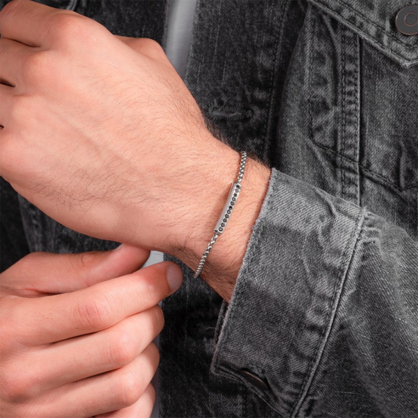 PULSEIRA POLICE MIX PRATEADO 'PEAGB0033101'